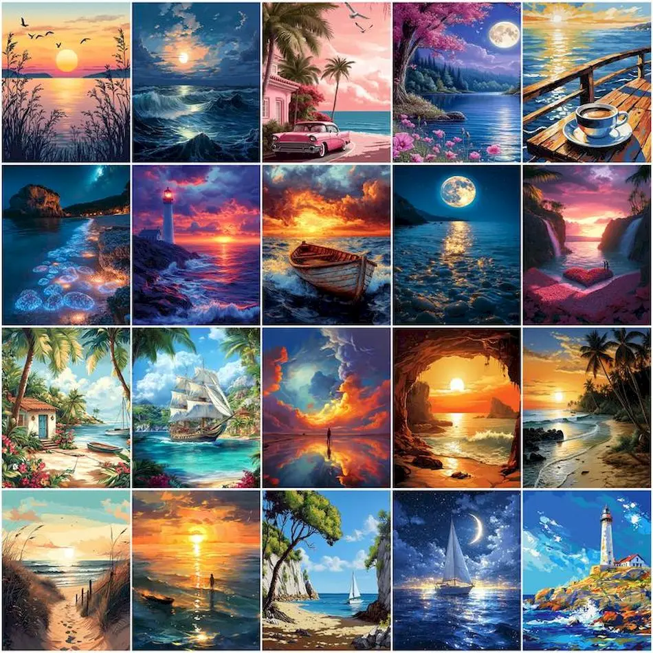 GATYZTORY ชุดระบายสีตามตัวเลข  - Photography Design บทวิจารณ์และราคา