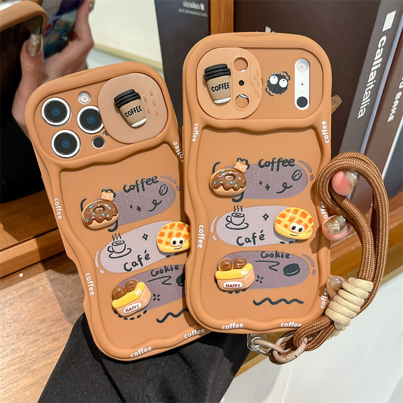 เคสโทรศัพท์ลายการ์ตูนขนมปัง 3  - Camera Wrist Strap บทวิจารณ์และราคา